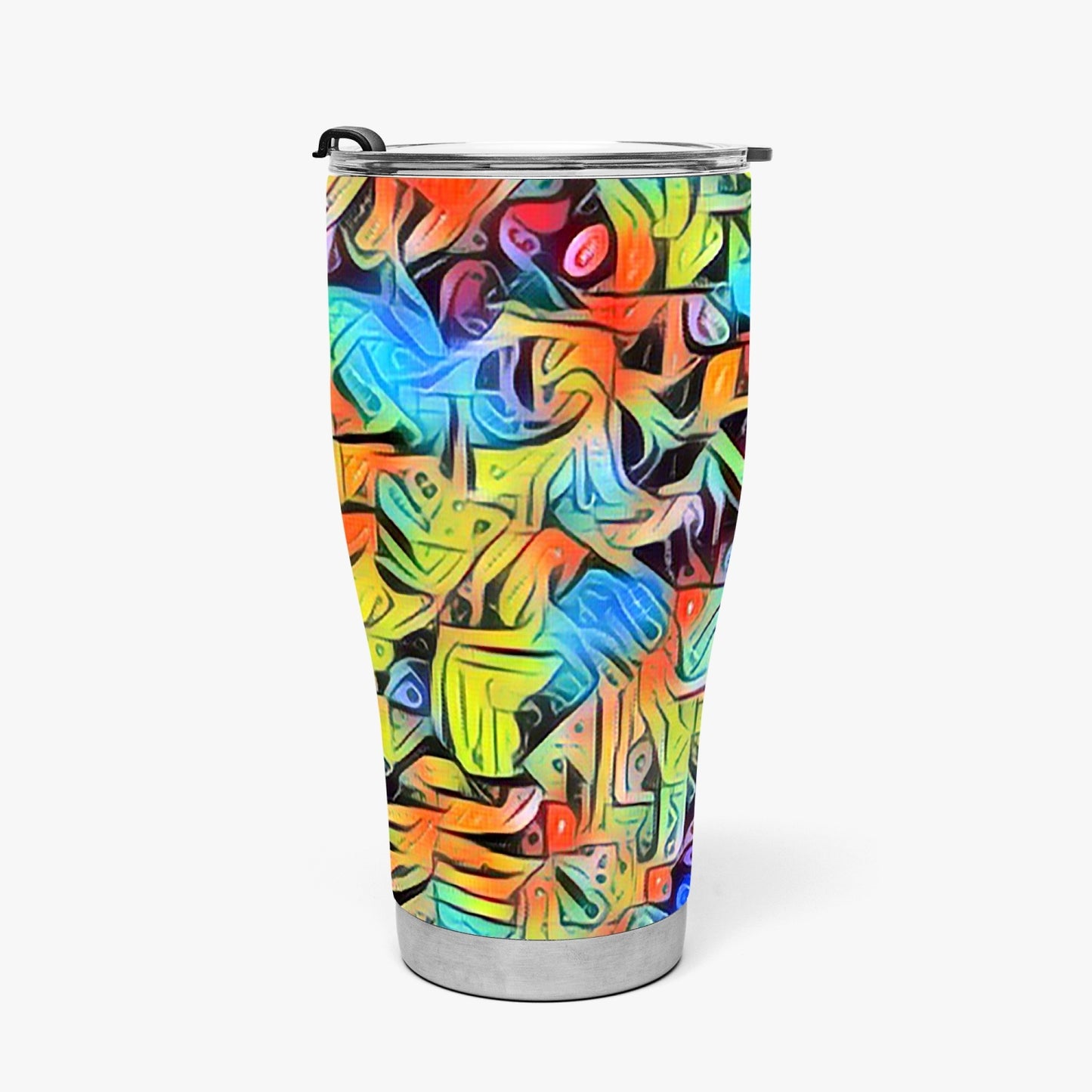 Funky Whispers 30oz Curved Shiny Tumbler