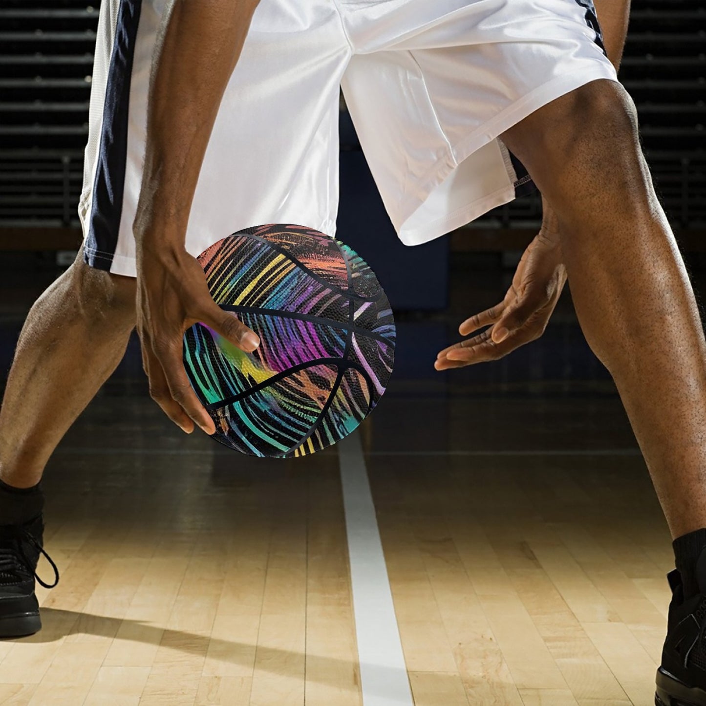 Psychedelic Spiral Basketball - Eight Panel Printed