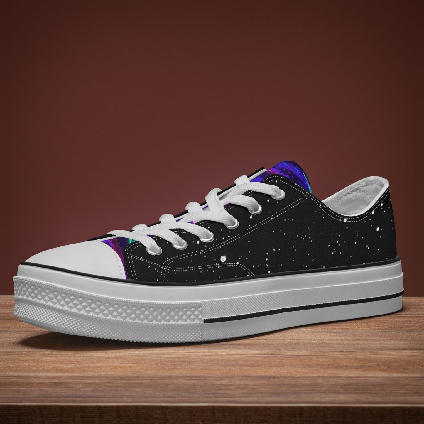 Brittany's Celestial Shoes Low Canvas Shoes-White sole