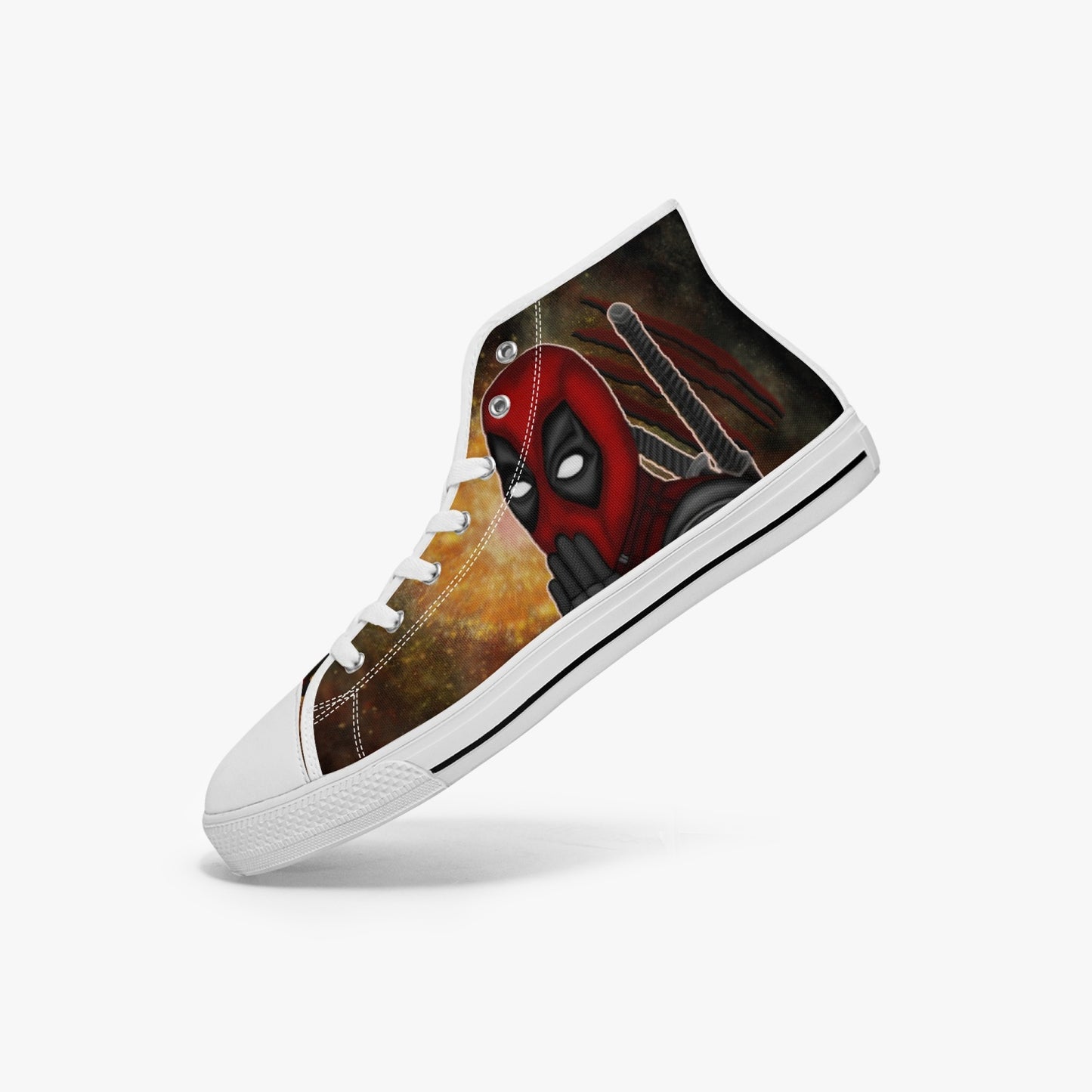 Deadpool/Wolverine High-top Canvas Shoes - Tongue Printable