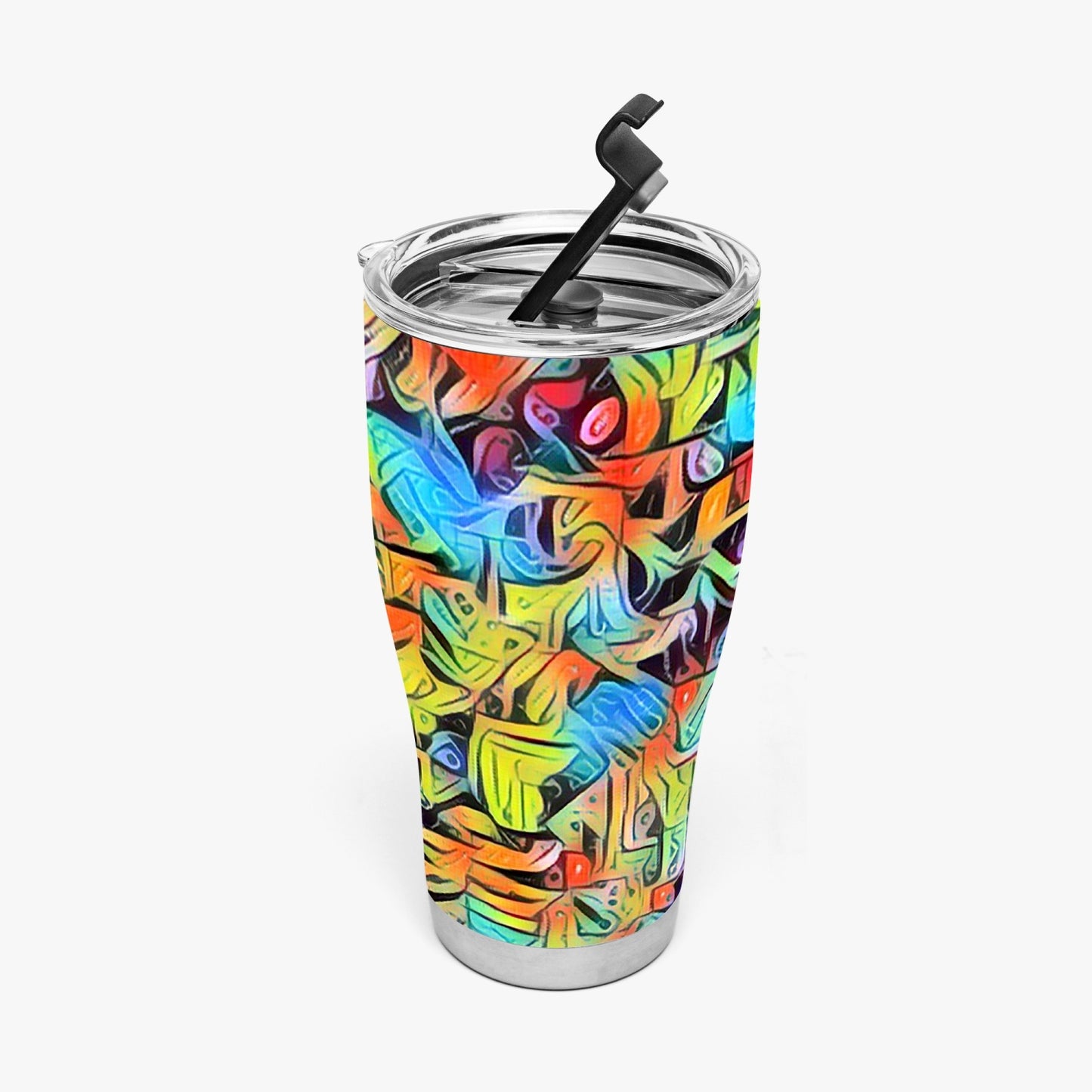 Funky Whispers 30oz Curved Shiny Tumbler