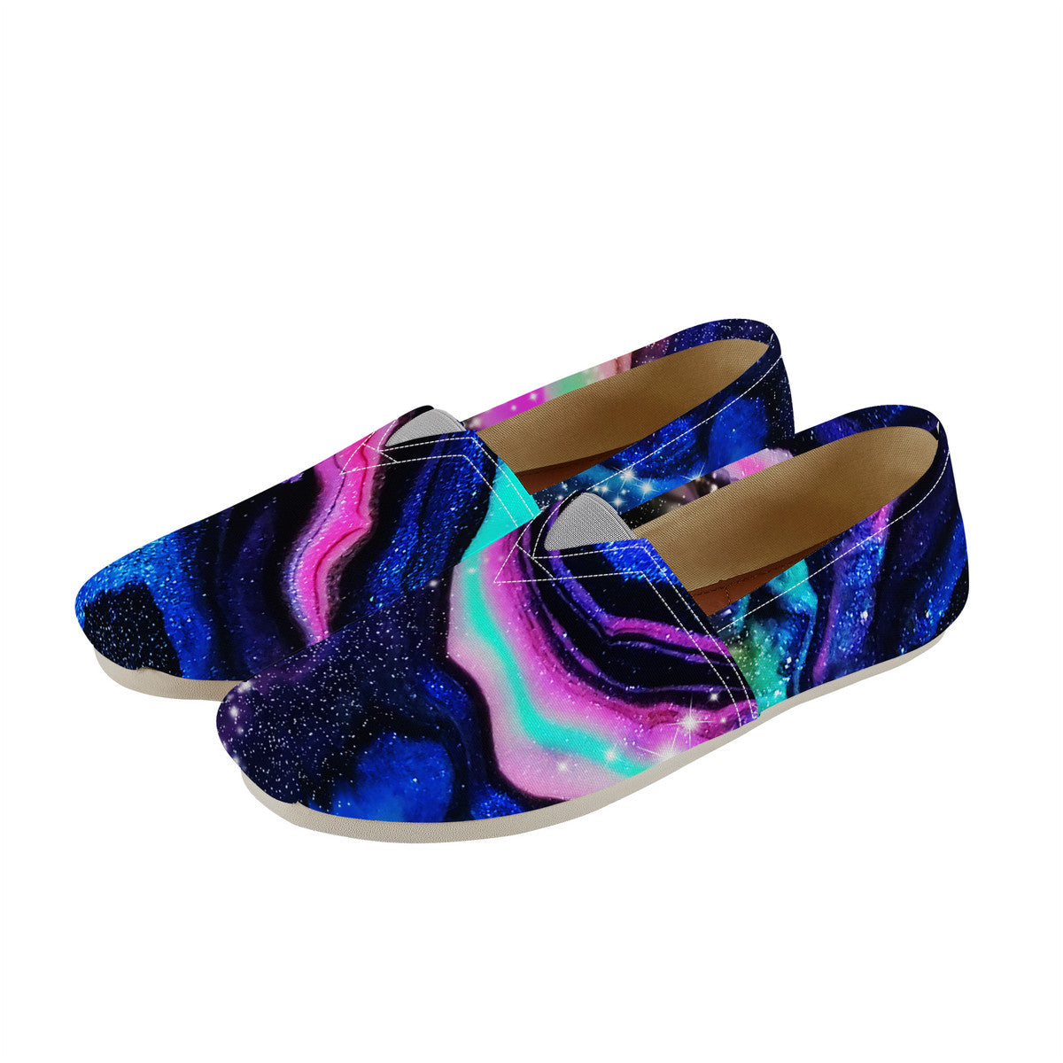 Galactic Beauty Canvas Flats