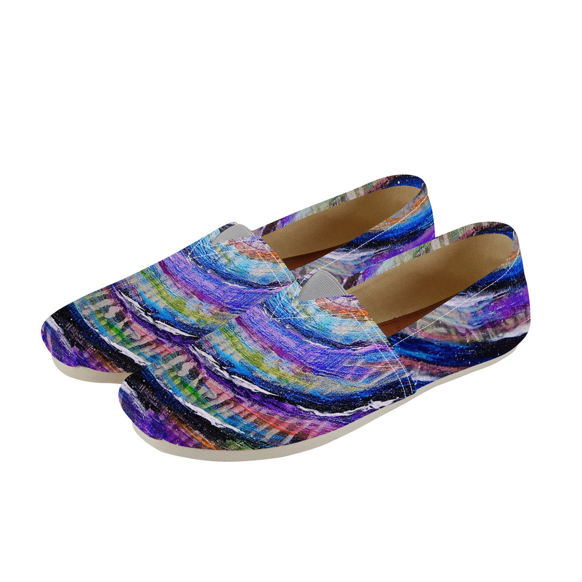 Galactic Whirlpool Canvas Flats