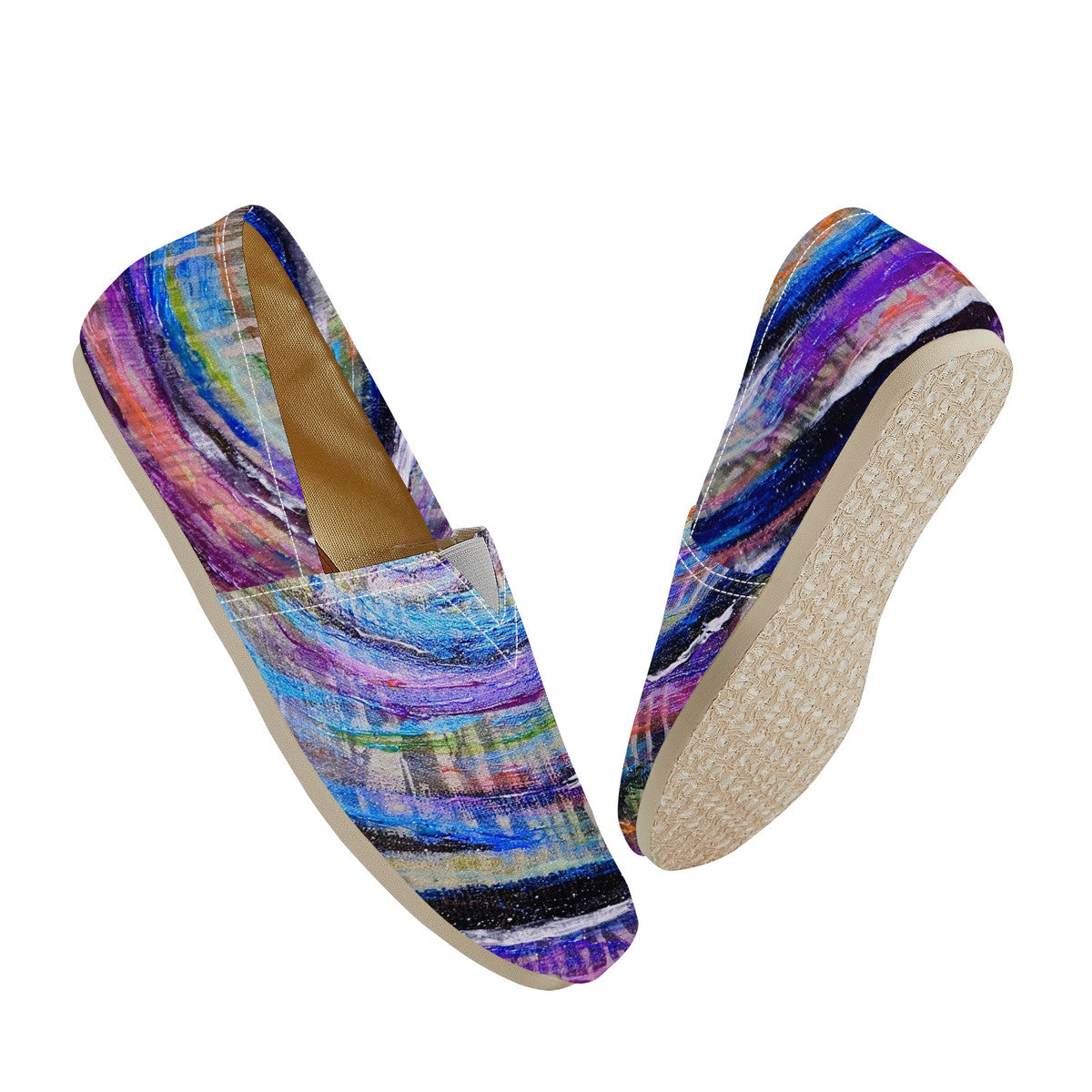 Galactic Whirlpool Canvas Flats