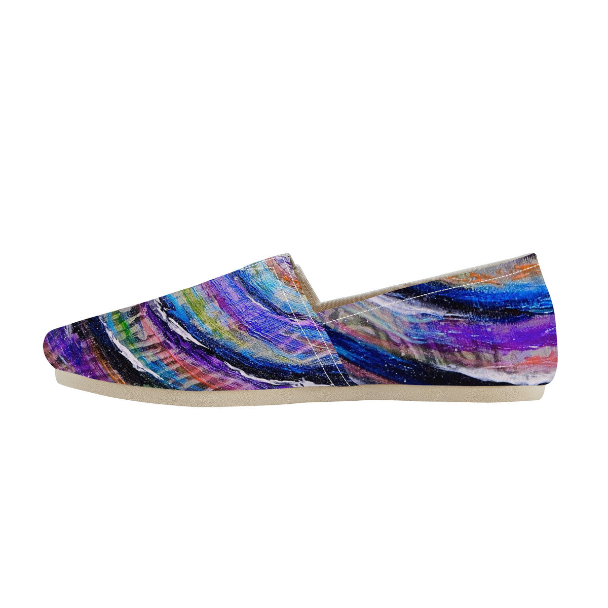 Galactic Whirlpool Canvas Flats