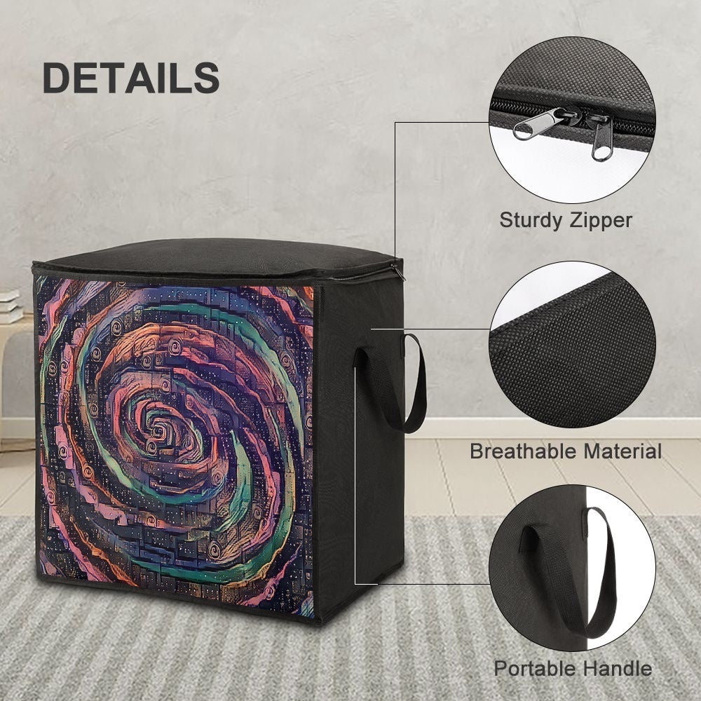 Galactic Whirlpool Storage Bag with Zipper