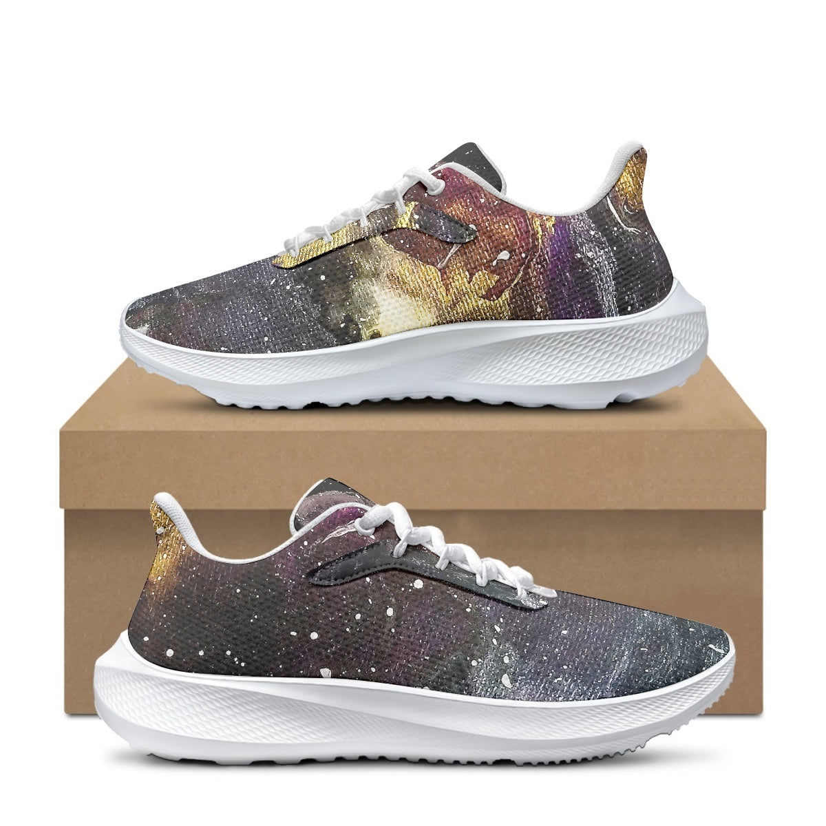 Galactic Clouds Waving Running Shoes