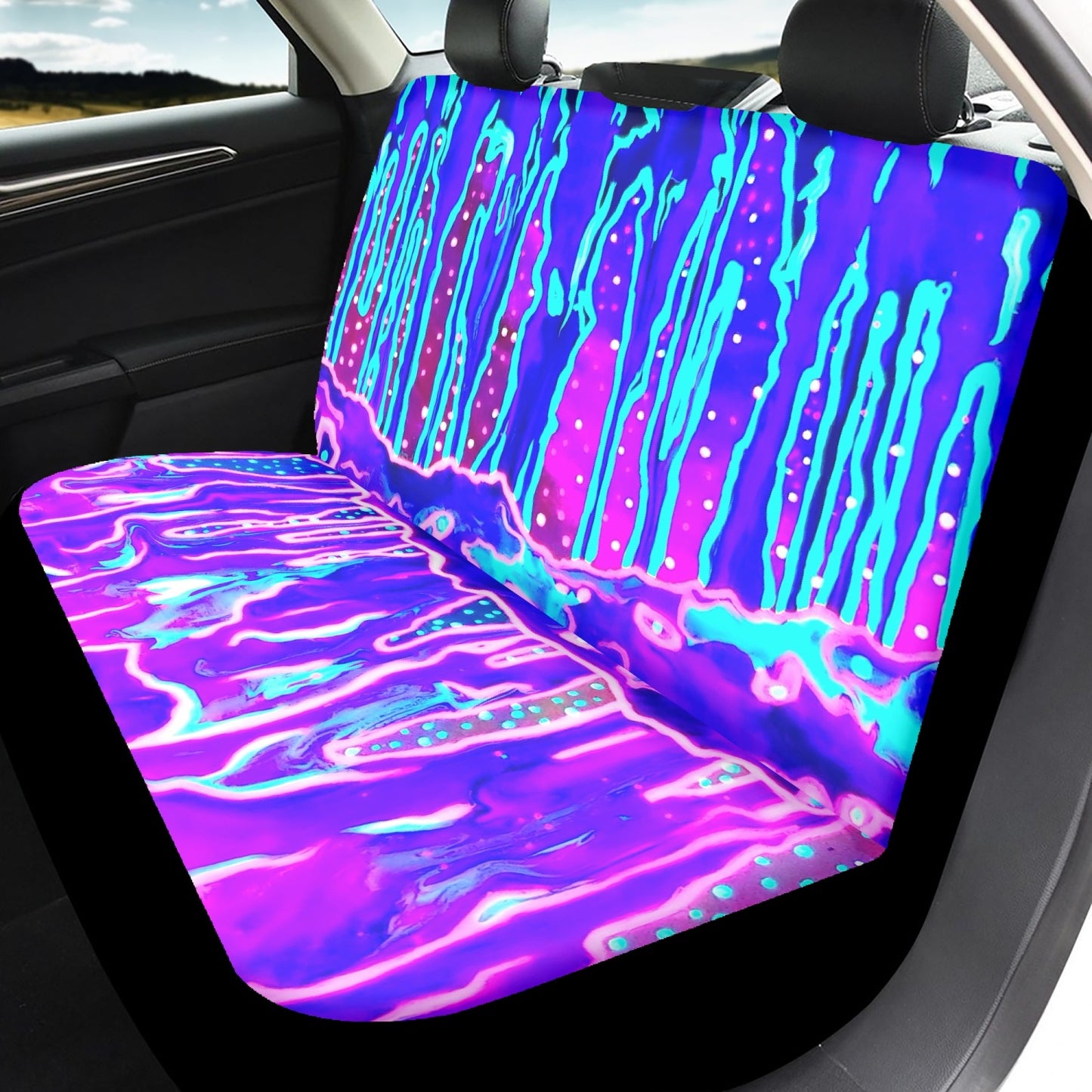 Mystic Cave Microfiber Car Seat Covers - 3Pcs