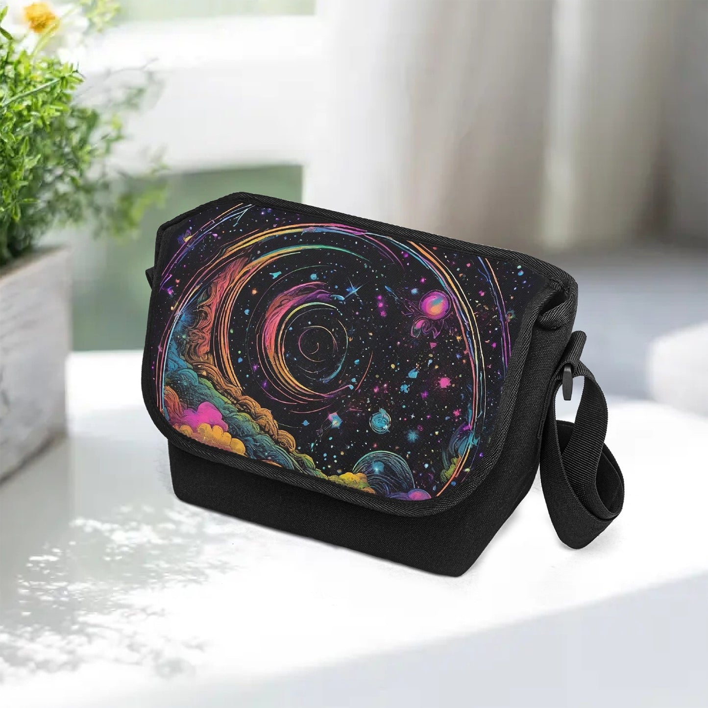 Psychedelic Space 2 Messenger Bag