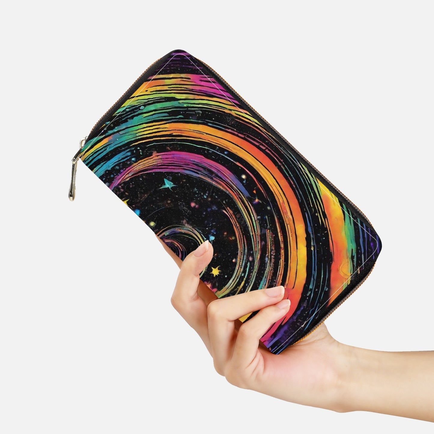 Psychedelic Dream Long Type Zipper Purse