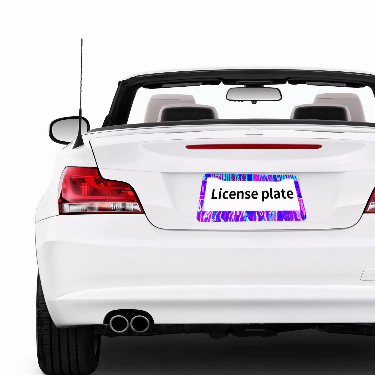 Mystic Cave License Plate Frame (2 round hole) with Accessories