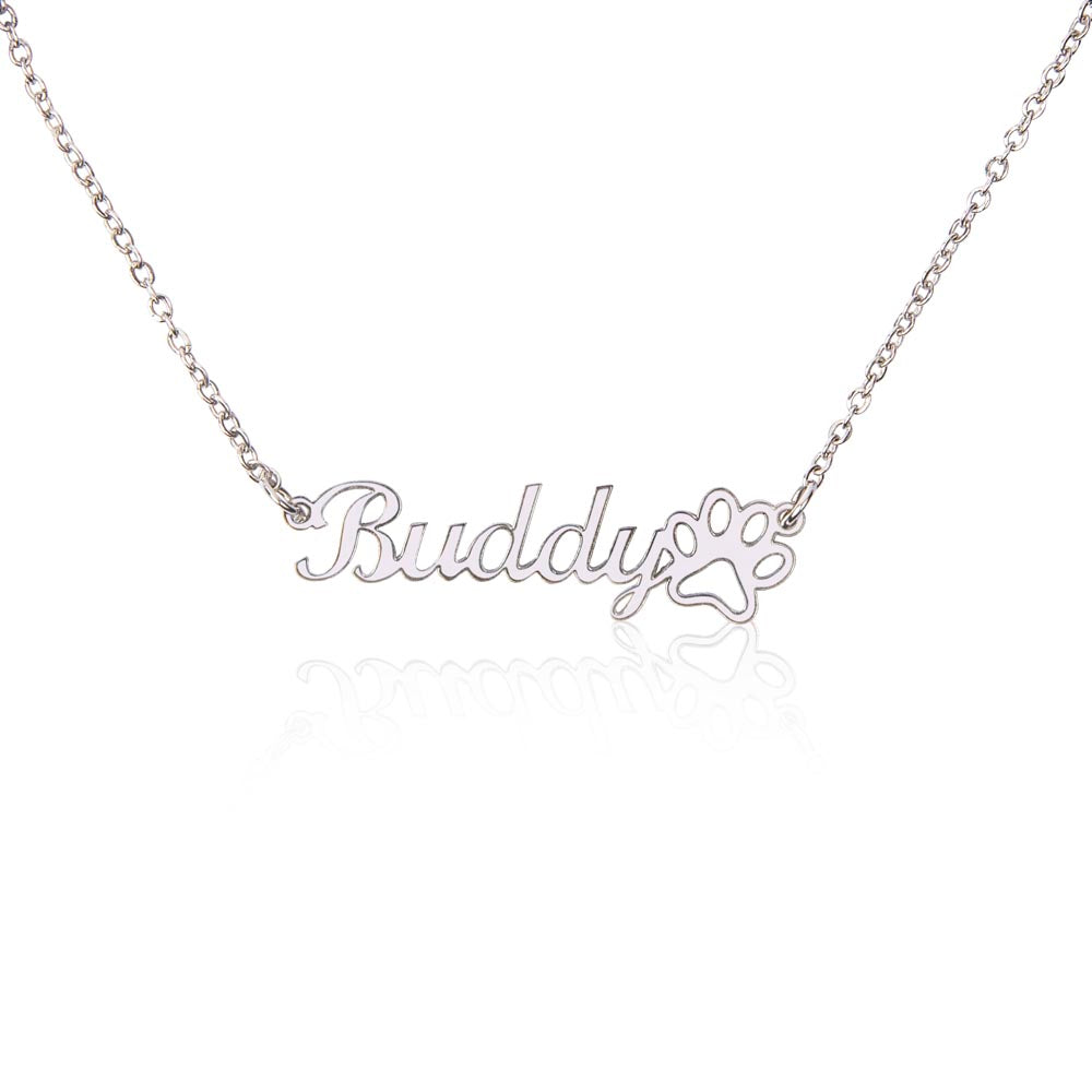 Custom Pet Name Necklace