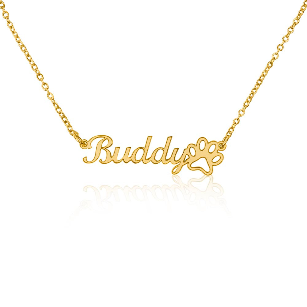 Custom Pet Name Necklace