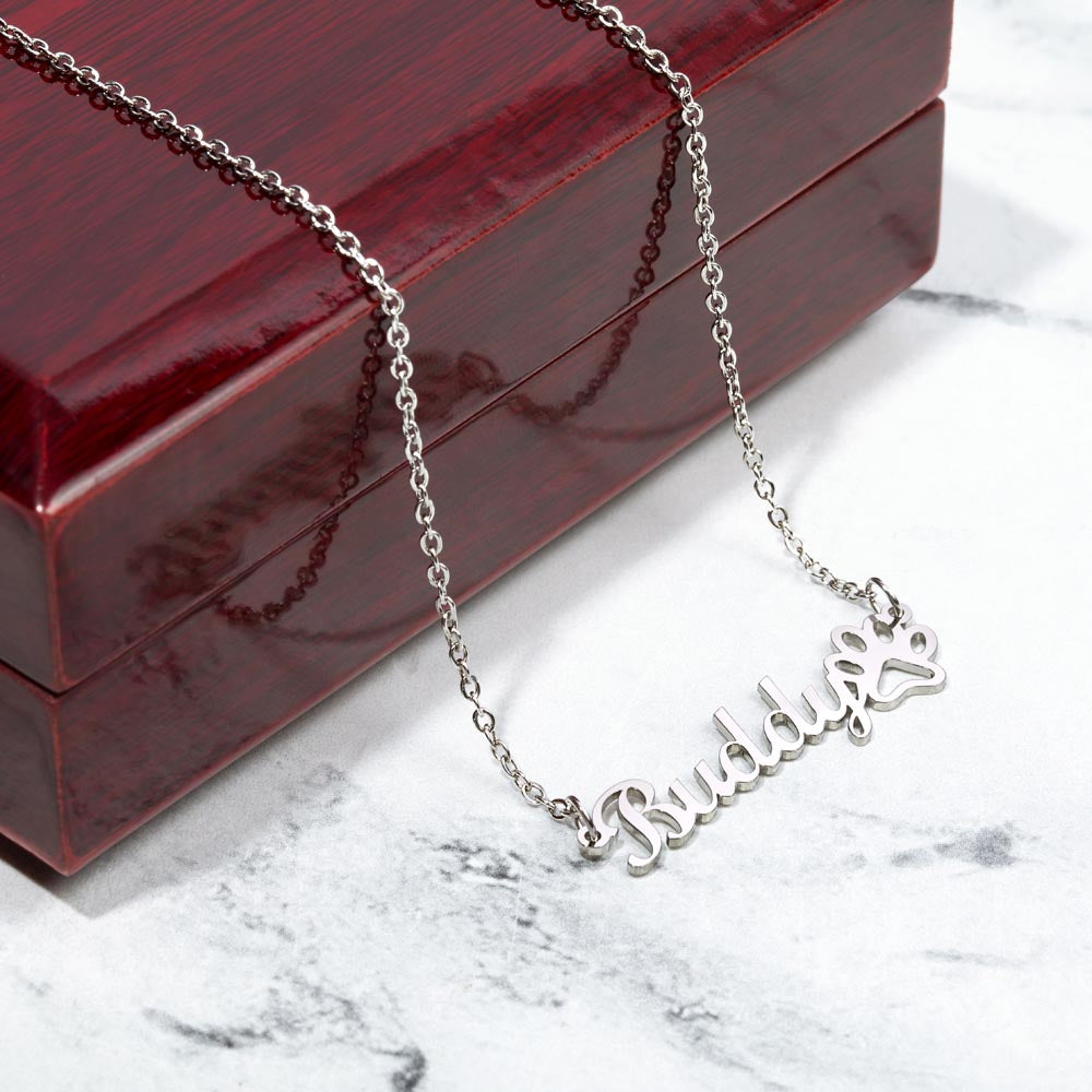 Custom Pet Name Necklace