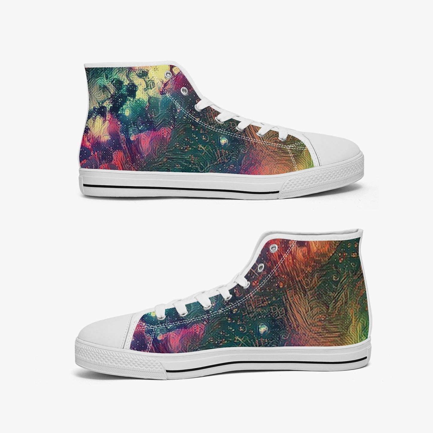 Imagined Light Adult High-Top Canvas Shoes