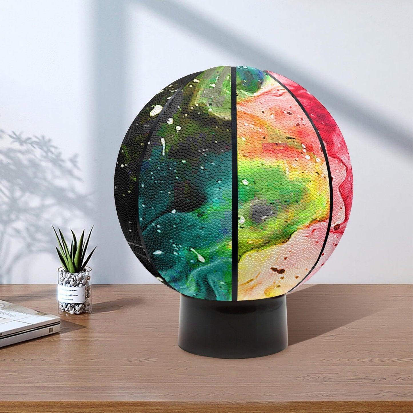 Galactic Fire Basketball - Eight Panel Printed