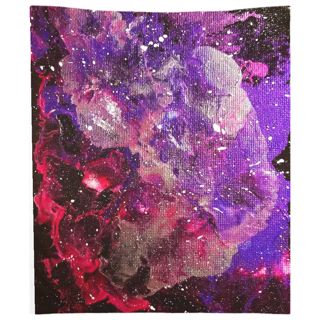 Galactic Love Purple Tapestries