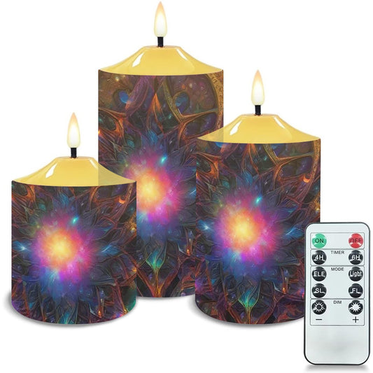 Ascension Flameless Candles Lamp Set of 3