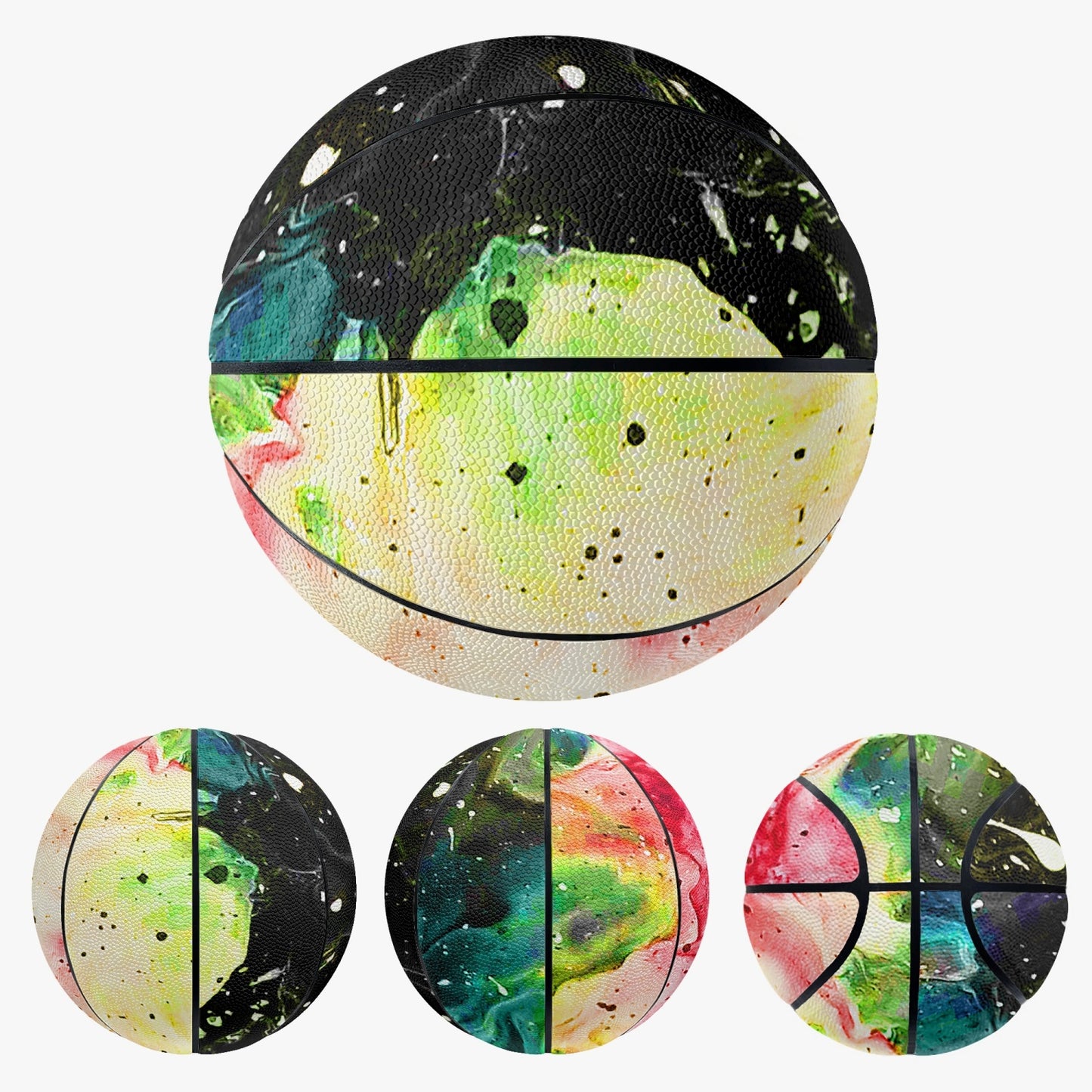 Galactic Fire Basketball - Eight Panel Printed