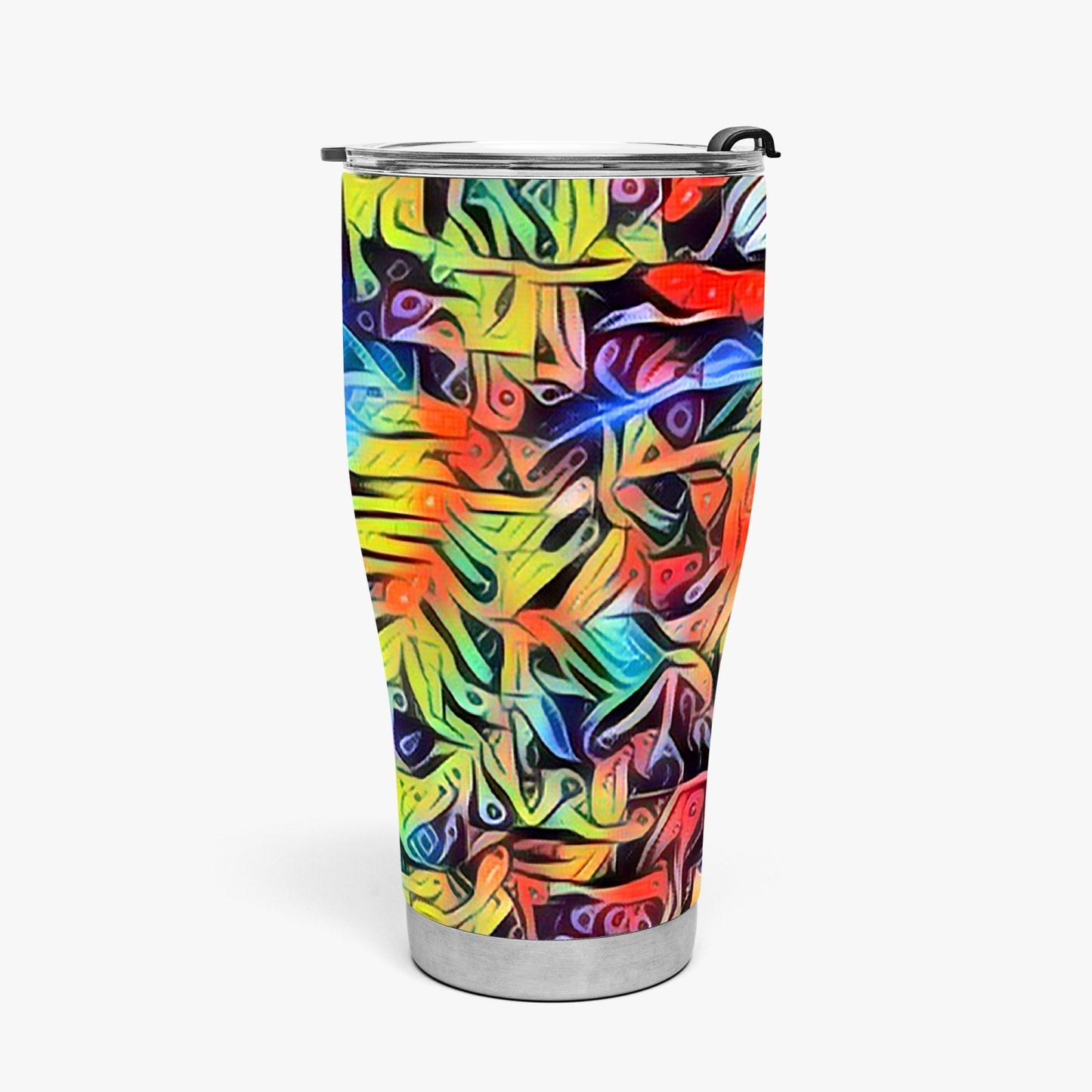 Funky Whispers 30oz Curved Shiny Tumbler