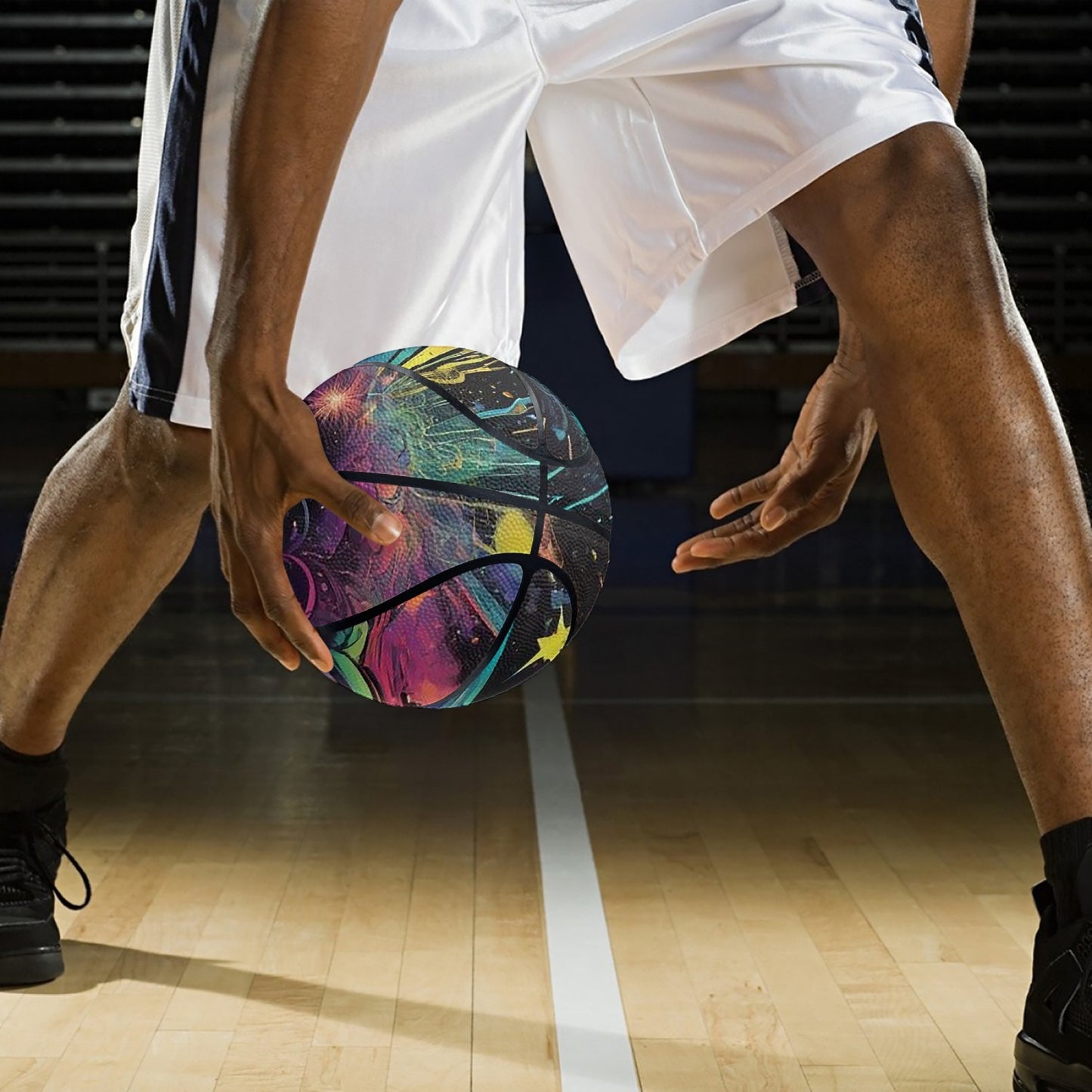 Psychedelic Explosion Basketball - Eight Panel Printed