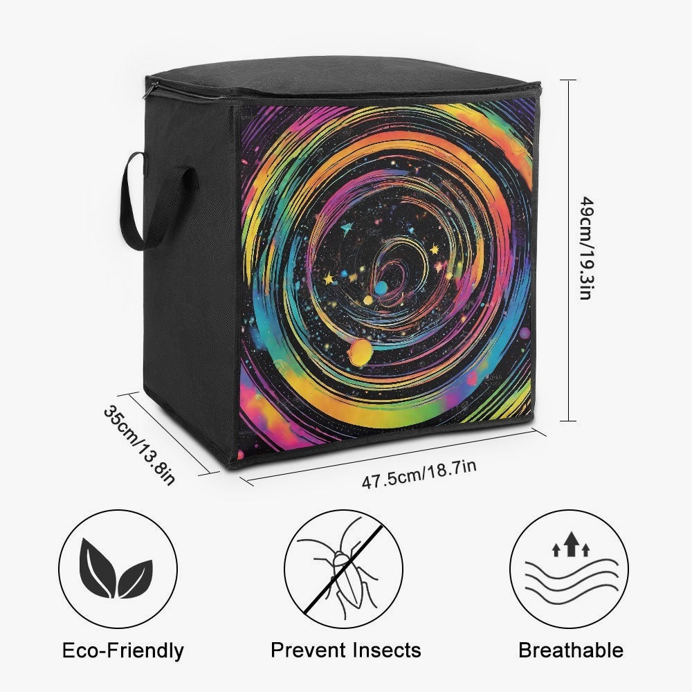 Psychedelic Space Storage Bag with Zipper