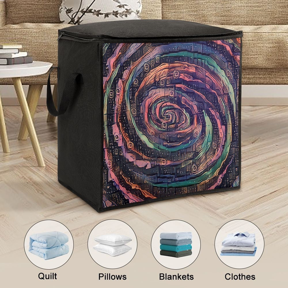 Galactic Whirlpool Storage Bag with Zipper