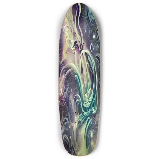 Glow in the Dark Music Space Pattern Custom Punk Nose Skateboard