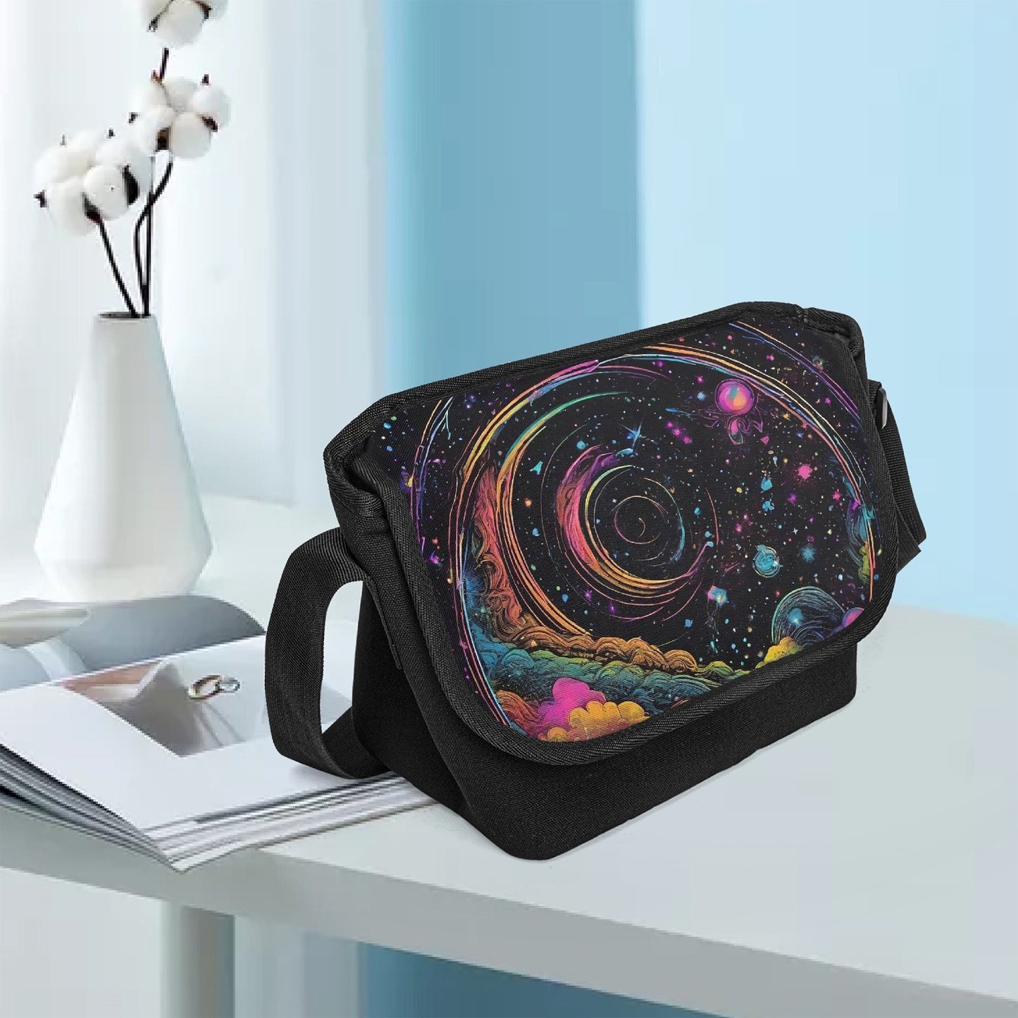 Psychedelic Space 2 Messenger Bag