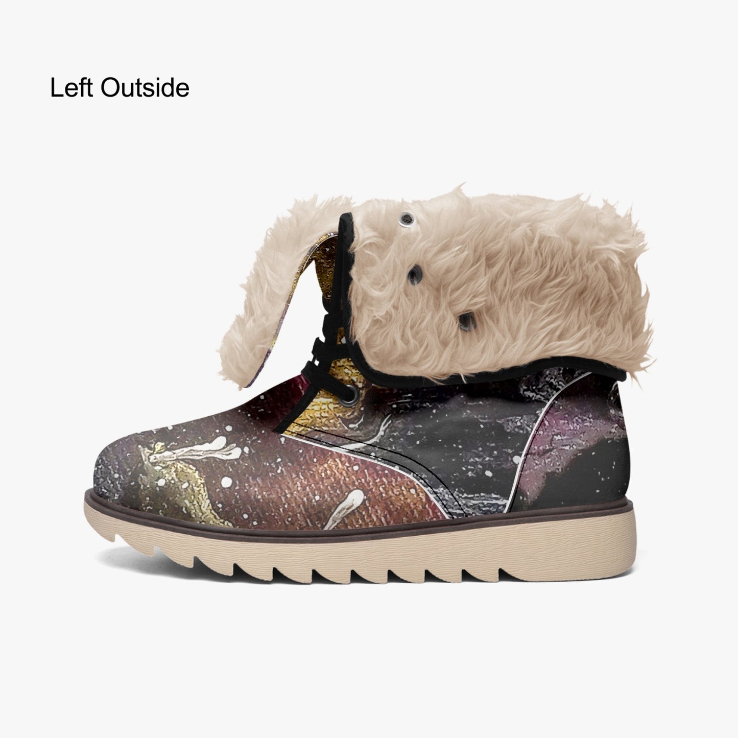 Galactic Clouds Cotton-pad Fur Lining Boots