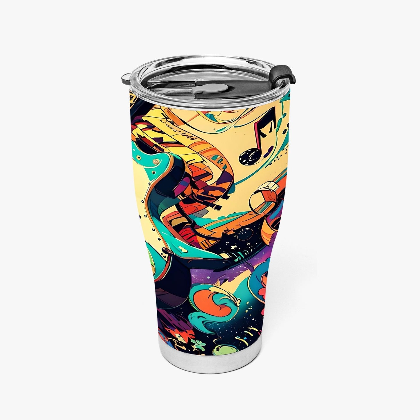 Rockin Guitar 30oz Curve Tumbler