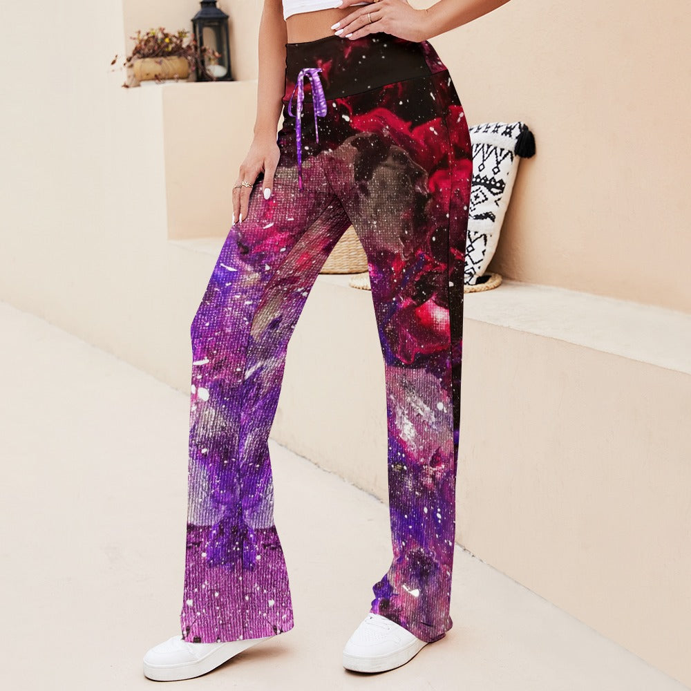 Galactic Love Straight Lace-Up Yoga Pants