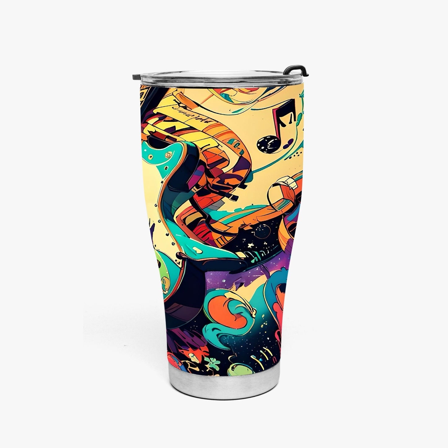 Rockin Guitar 30oz Curve Tumbler