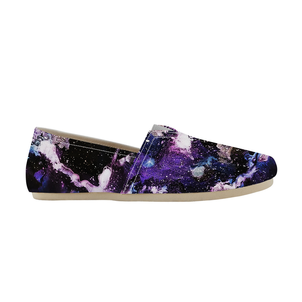 Purple/Blue Galaxy Canvas Flats