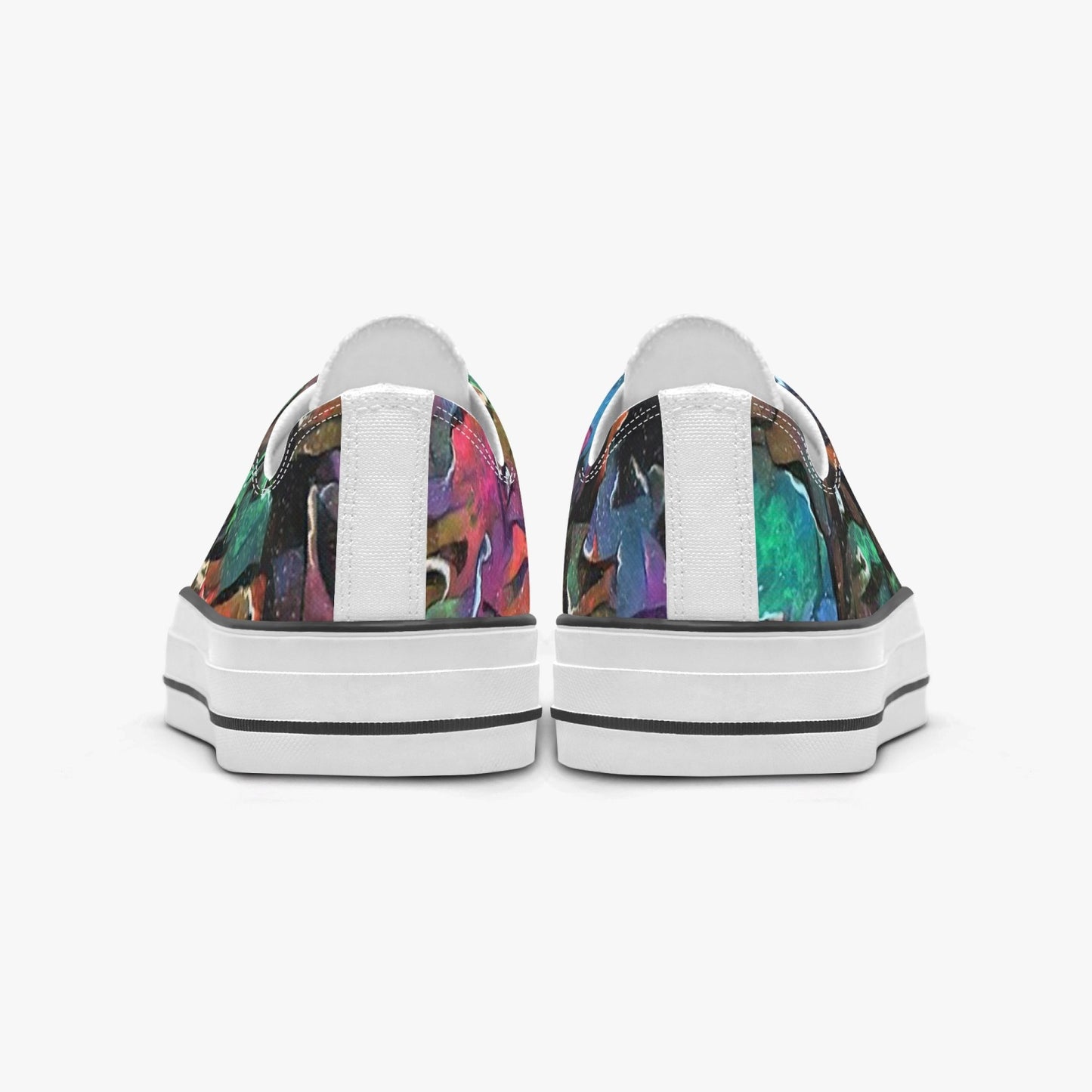 Space Storm Low Canvas Shoes-White sole