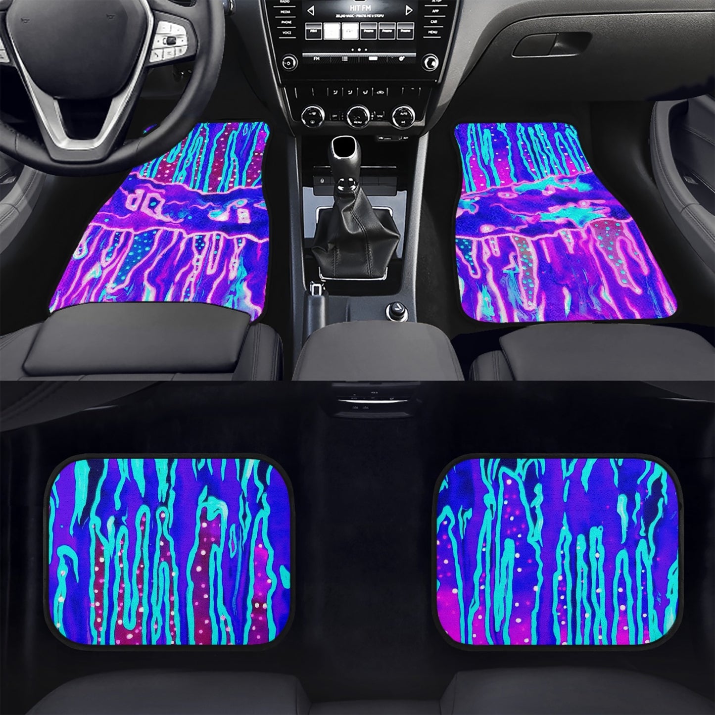 Mystic Cave Car Floor Mats - 4Pcs