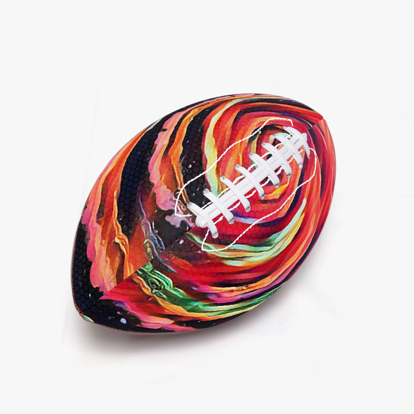 Fiery Galactic Rabbit Hole Reflective Type Size 9 American Football