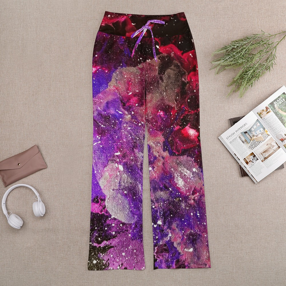 Galactic Love Straight Lace-Up Yoga Pants