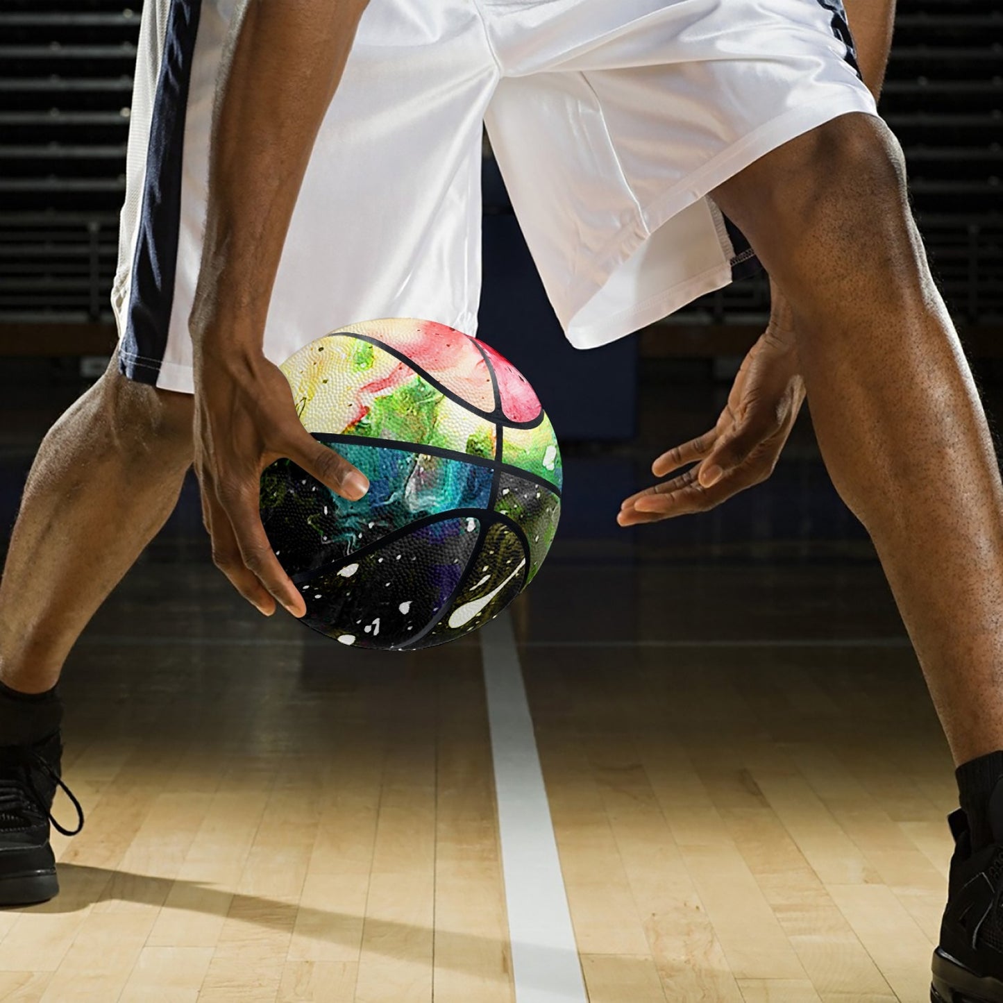 Galactic Fire Basketball - Eight Panel Printed