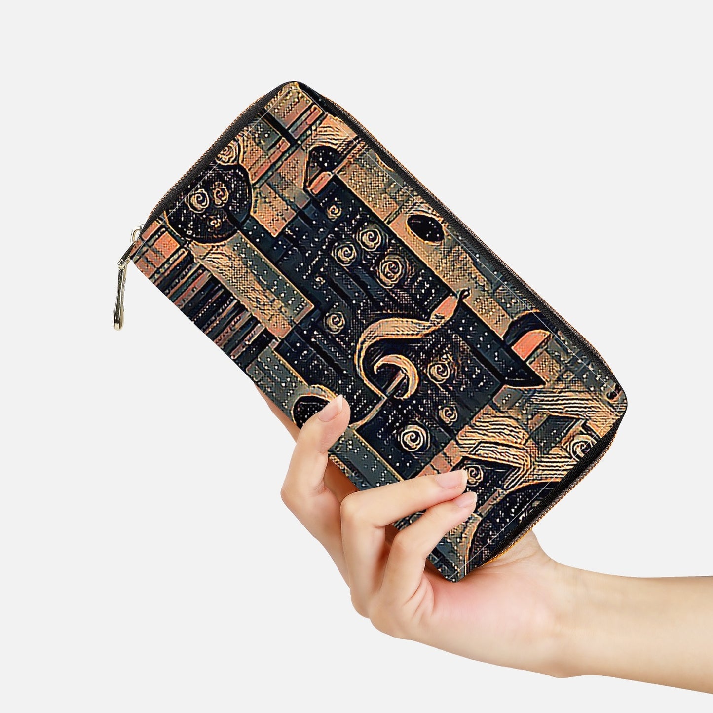 Musical Genius Long Type Zipper Purse