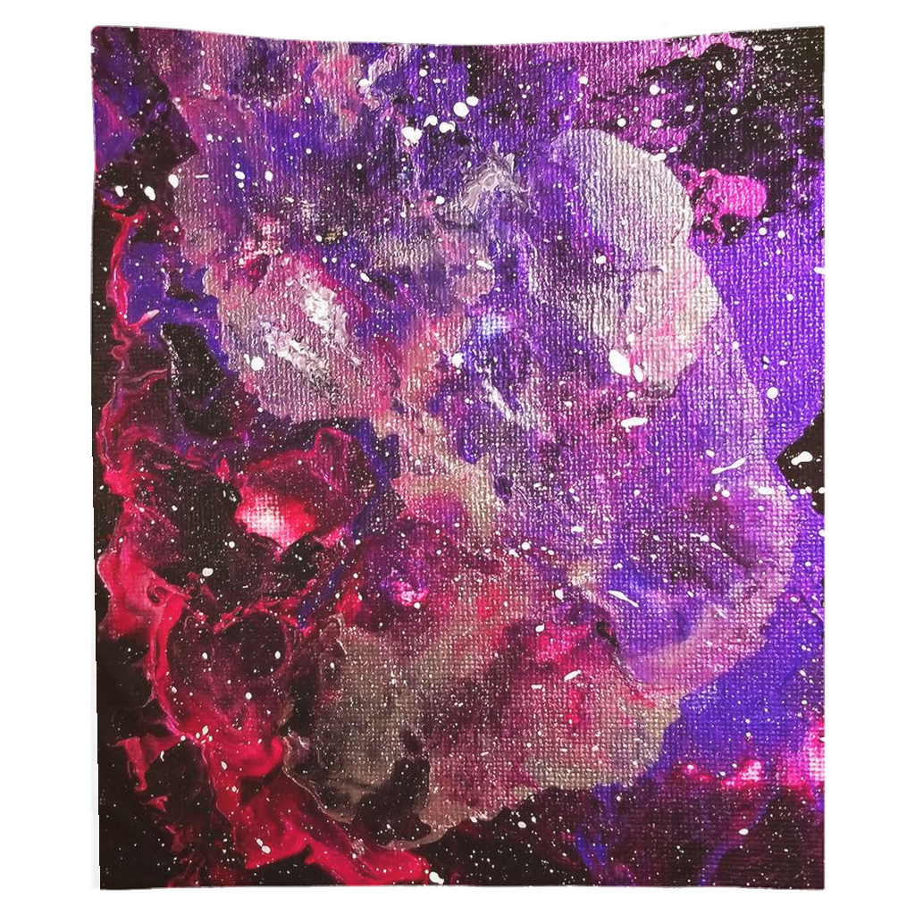 Galactic Love Purple Tapestries