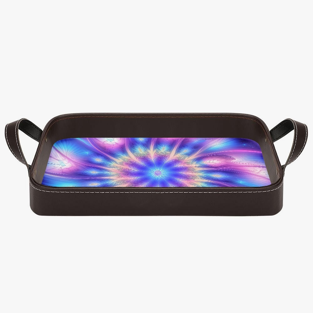 Ascension Tie-Dye PU Leather Tray