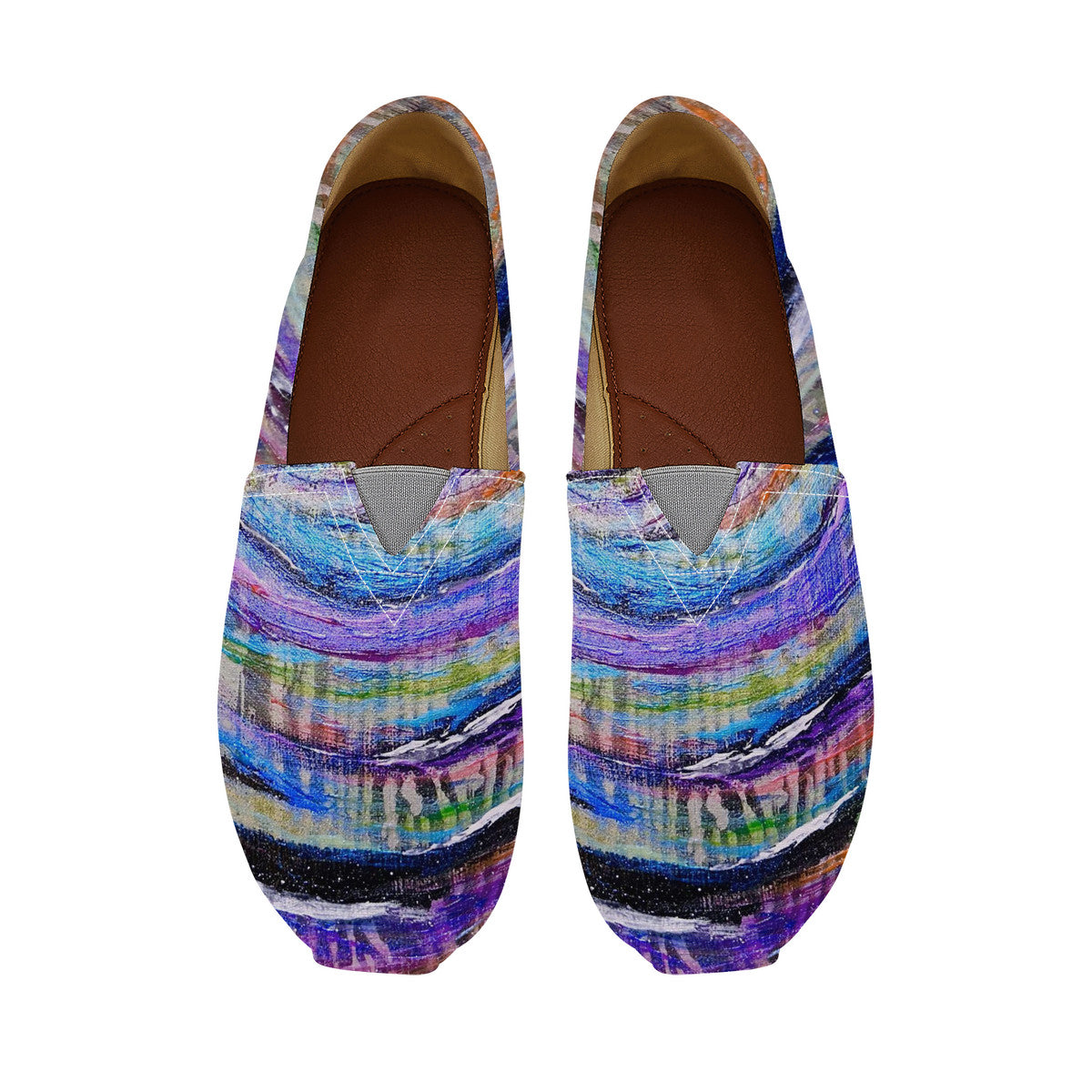 Galactic Whirlpool Canvas Flats