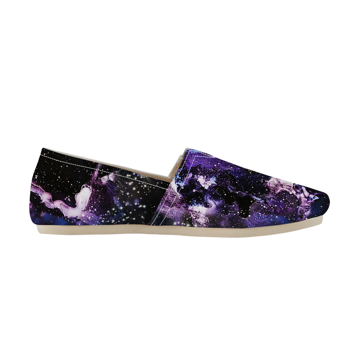 Purple/Blue Galaxy Canvas Flats