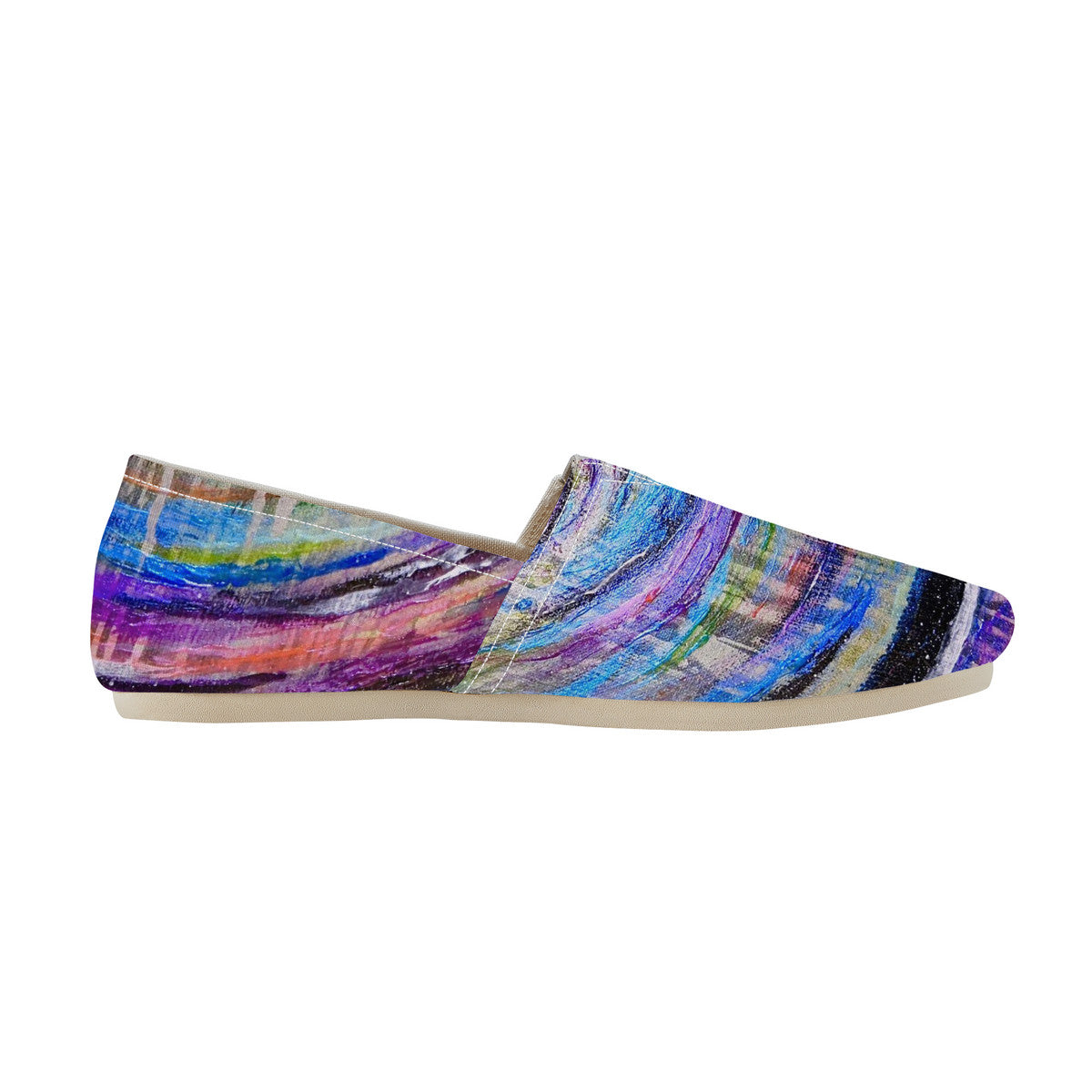 Galactic Whirlpool Canvas Flats