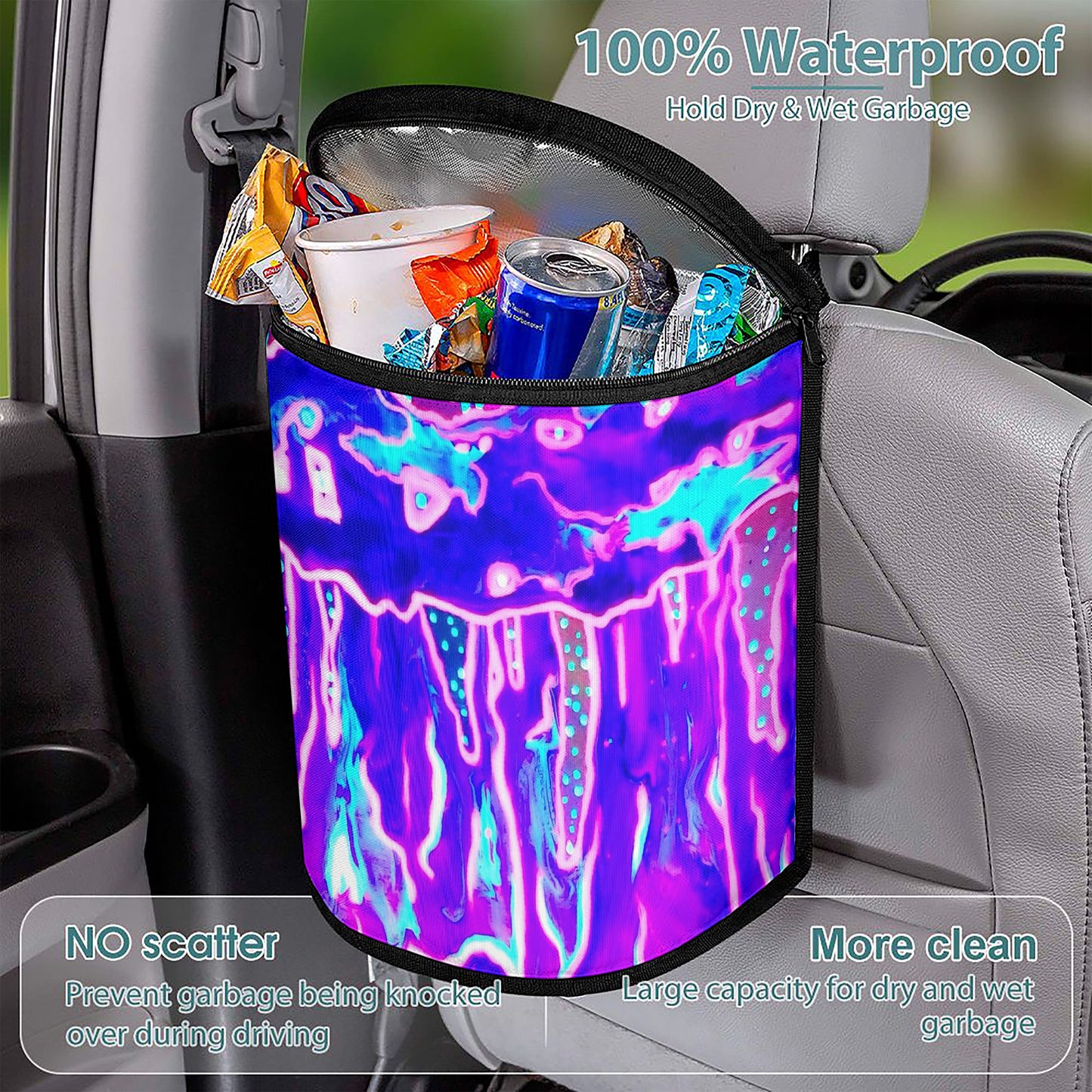 Mystic Cave Car Garbage Storage Bag