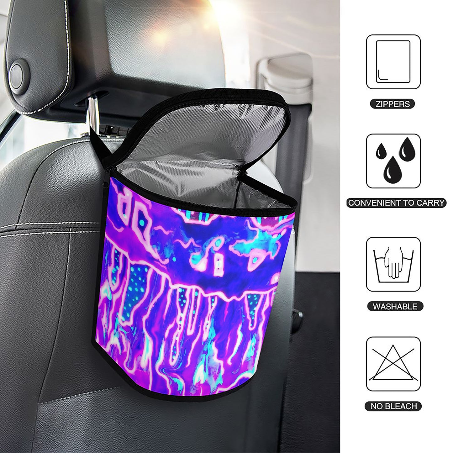 Mystic Cave Car Garbage Storage Bag