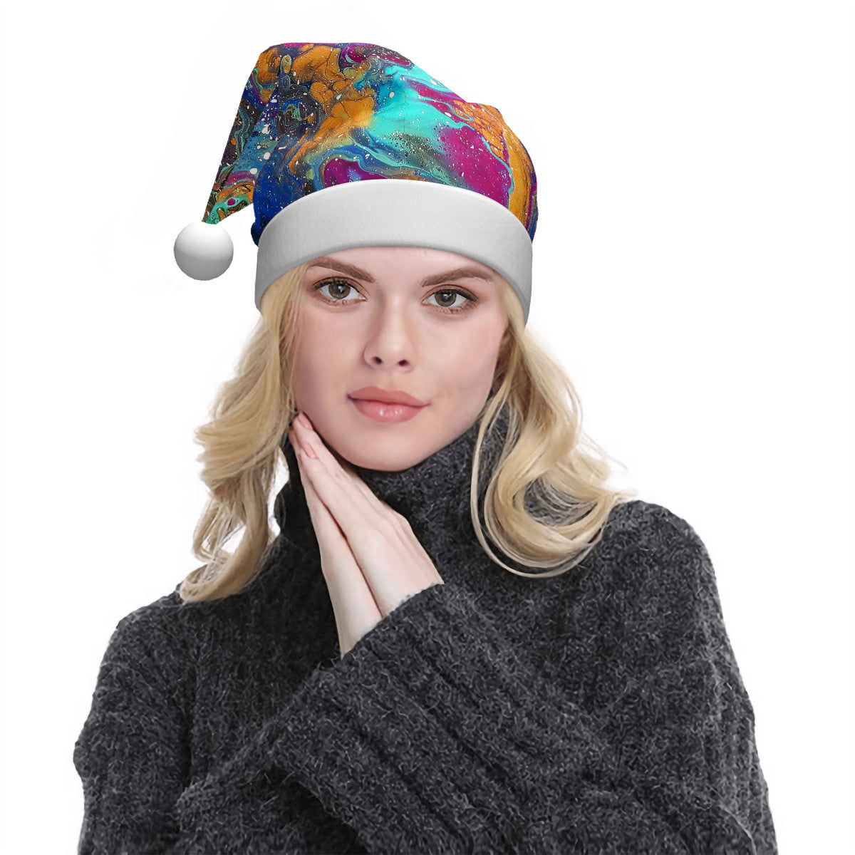 Paradise Adult Glowing Plush Christmas Hat