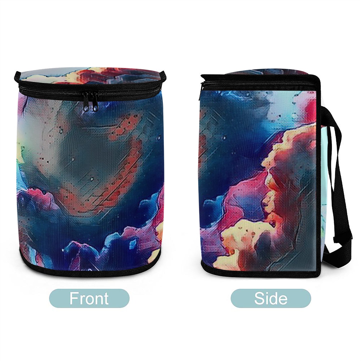 Galactic Ghost Car Garbage Storage Bag