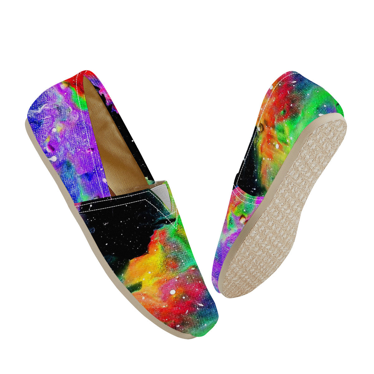 Galactic Rainbow Canvas Flats